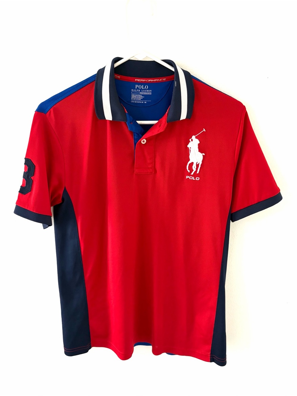 Polo by Ralph Lauren Big Pony Performance Polo, Size: Youth Large